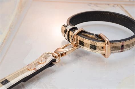 burberry leather collar|burberry dog collars and leashes.